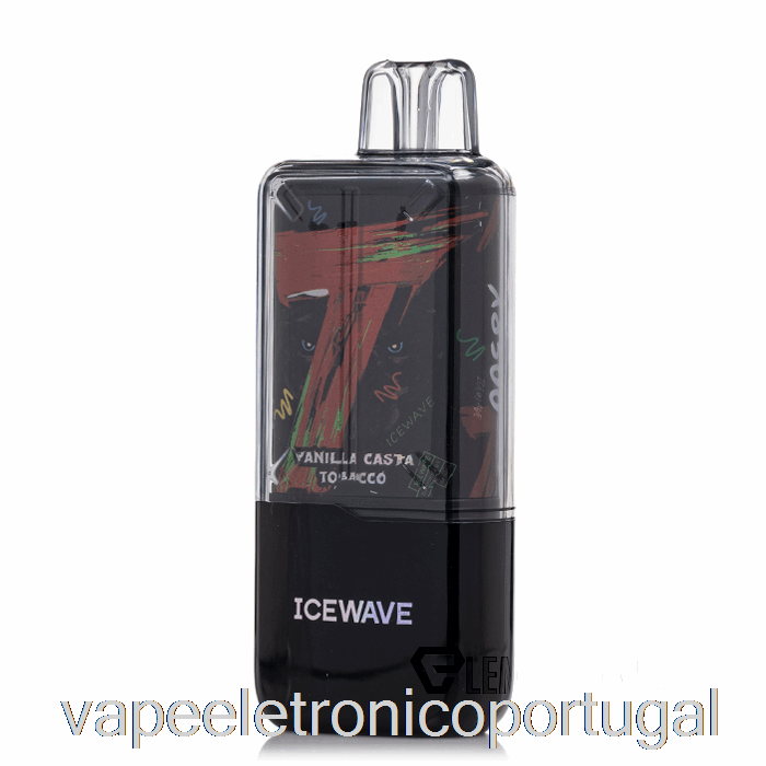 Vape Eletrônico Icewave X8500 Descartável Baunilha Casta Tabaco